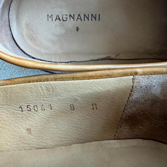 Magnanni 'Lino' Buckle Bit Loafer Shoes Brown Mens Size 8 M‎ US MSRP $325 - Picture 9 of 9